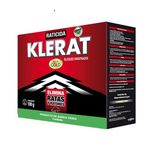 Raticida Klerat Bloque 100 gramos