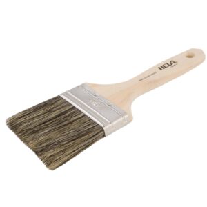 Brocha plana 1/2 x 3 c/cerda natural HELA