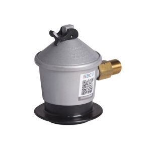 Regulador Balon Gas 5, 11, 15 Kg. Val Superior. C/Hilo Izq. 3/8 BERCATTI