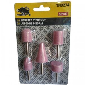 Juego piedras asentar p/taladro TORO NEGRO TN0274